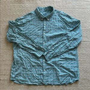 Vineyard Vines Men's Green Plaid Shirt